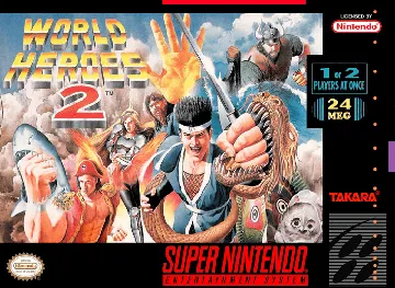 World Heroes 2 (USA) (Beta) box cover front